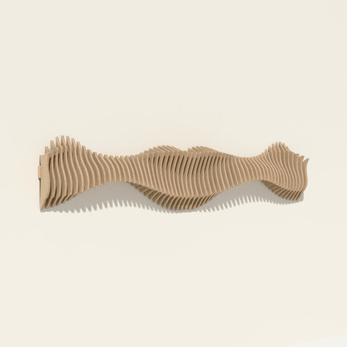 Anomaly II in natural birch seen from the side, showing its depth