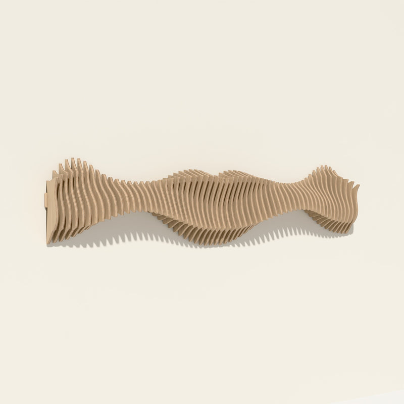 Anomaly II in natural birch seen from the side, showing its depth