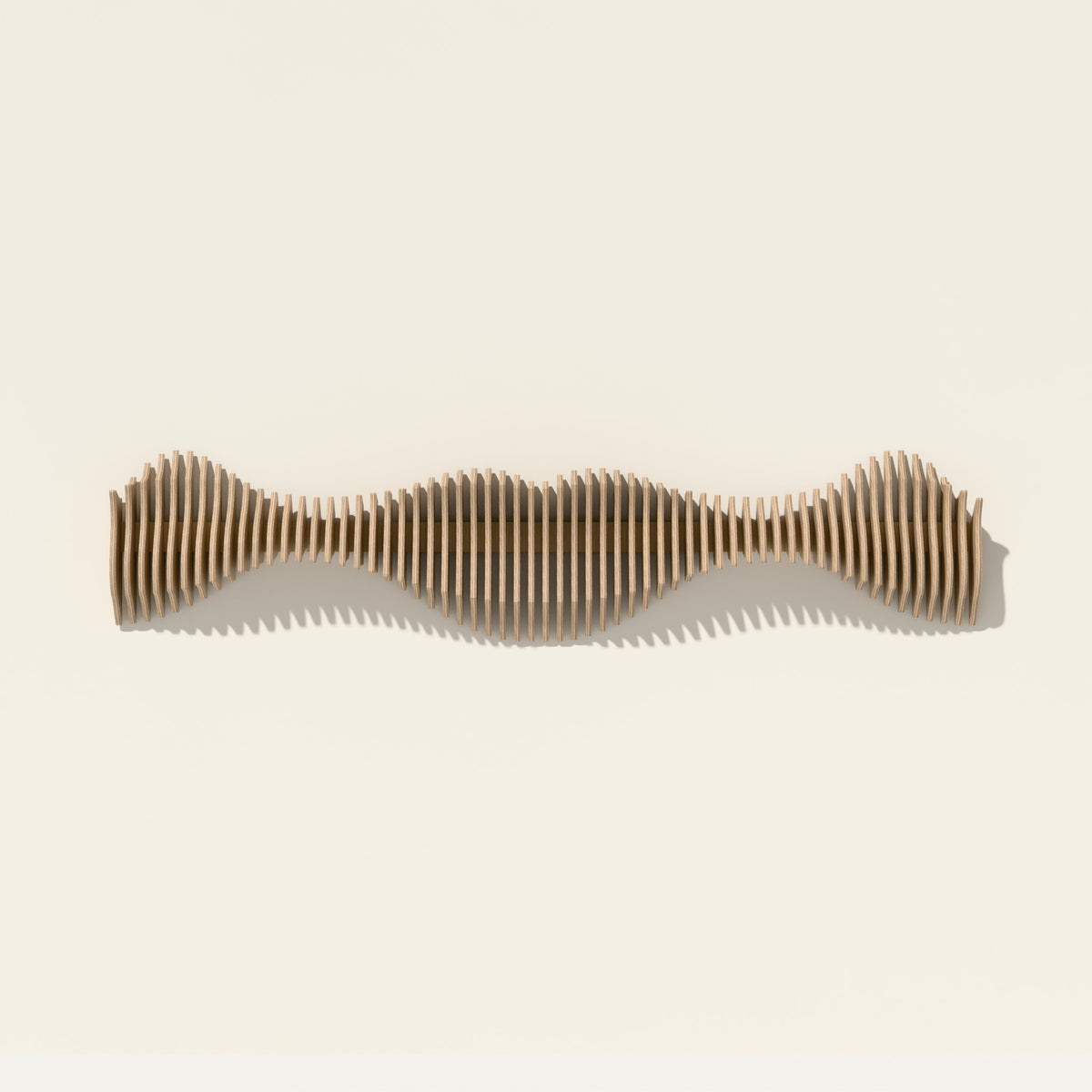 Anomaly II wall sculpture in natural birch