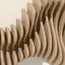 Detail of the Convergence ribs and layered birch edges