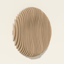 Eclipse in natural birch seen from the side, showing its depth