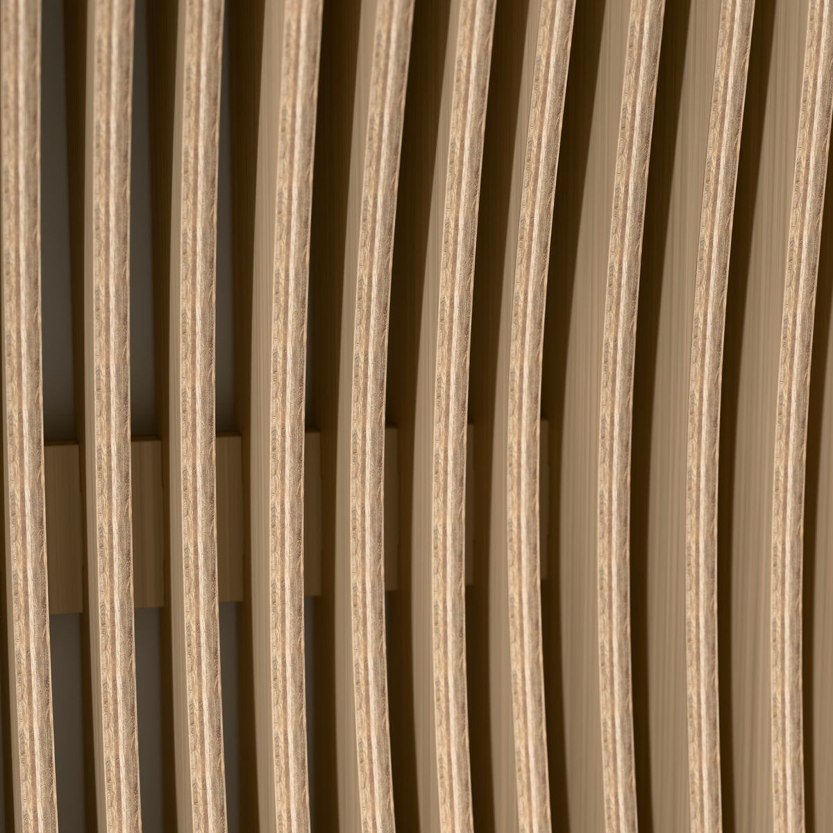 Detail of the Eclipse ribs and layered birch edges