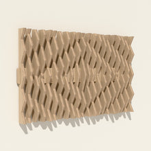 Equinox in natural birch seen from the side, showing its depth