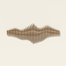 Liminal wall sculpture in natural birch