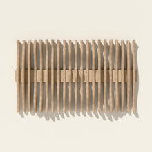 Resonance wall sculpture in natural birch