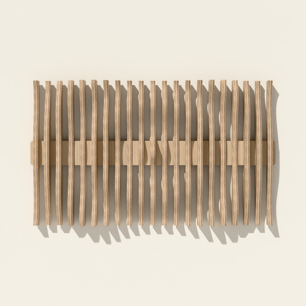 Resonance wall sculpture in natural birch
